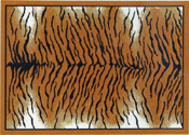 Tiger Print Area Rug