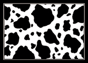Cow Print Area Rug
