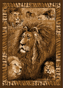 Wild Cats Area Rug
