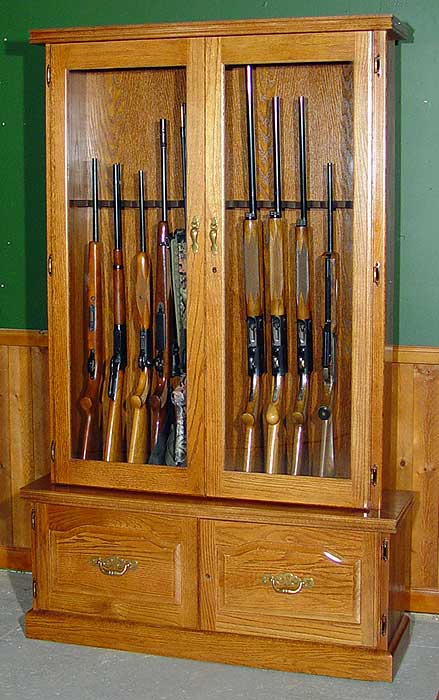 12 gun gun cabinet plans