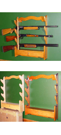 4 Gun Display Rack