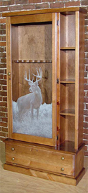 8 Gun Pine Cabinet