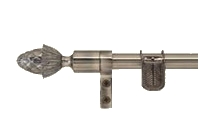 Antique Pewter Legacy Wall Hanger with Pineapple Finials