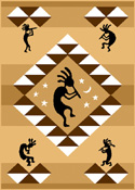 Aztec Print Area Rug