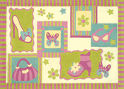 Girls Fashion Area Rug