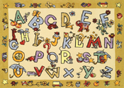 Alphabet Area Rug
