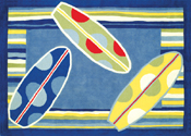Surfboards Area Rug