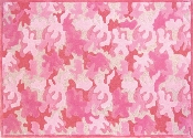 Girls Camo Area Rug